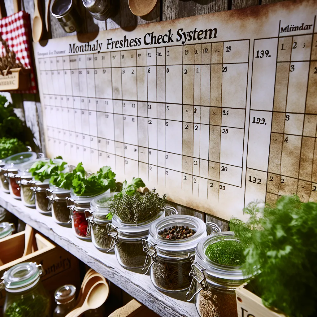 Monthly freshness check