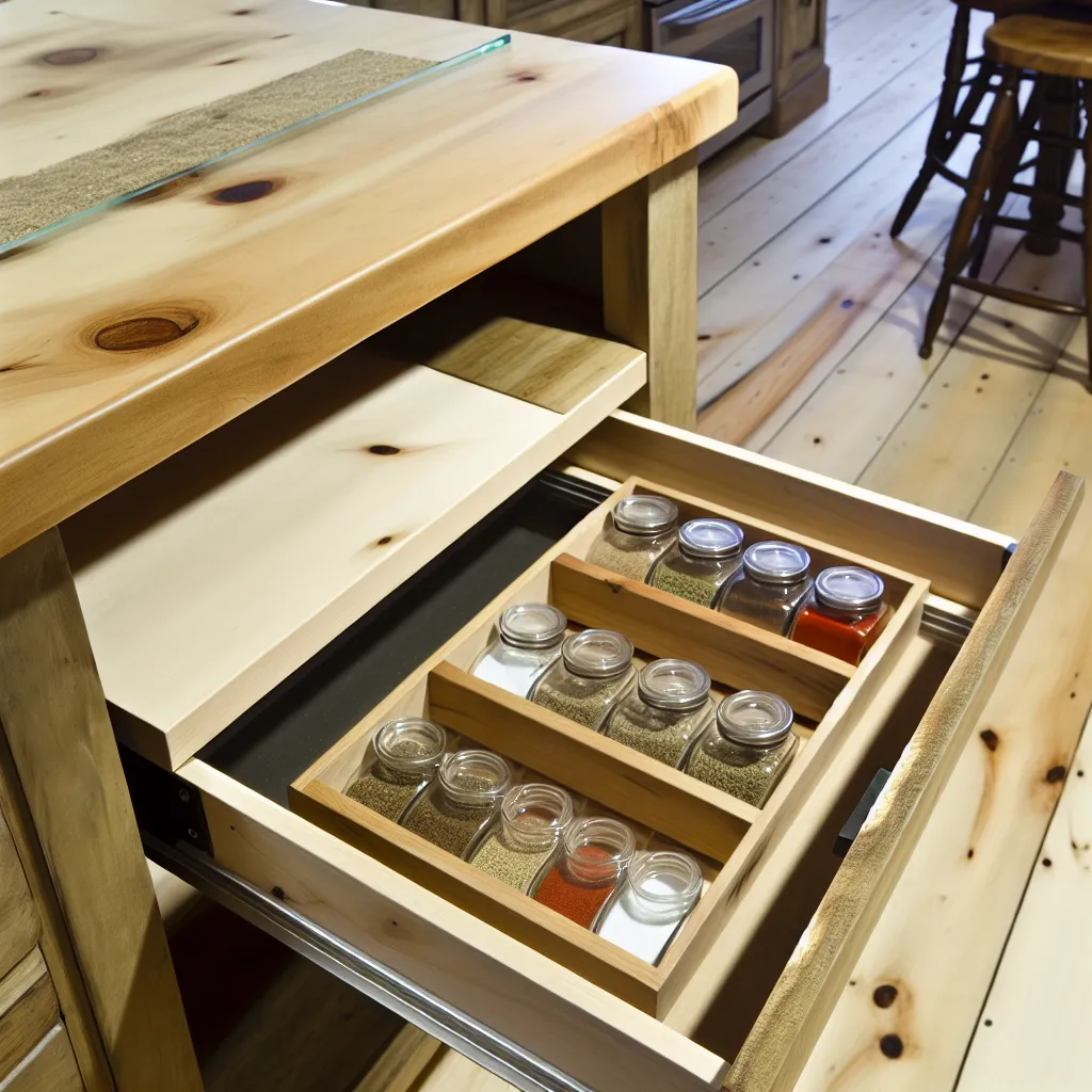 Tiered drawer storage